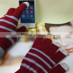 Fashion Warm Winter Soft Touch Screen Gloves For Smartphone Iphone thumbnail-1