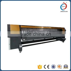 3.2m DX7 Double Head Outdoor Eco Solvent Printer Roll To Roll UV Printing thumbnail-1