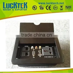 Audio Visual Multifuction Desktop Cable Cubby thumbnail-1