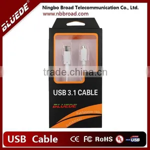 2015 New USB3.1 Type C Male to Micro B Cable-White thumbnail-1