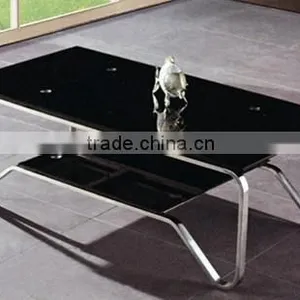 PT-T003 Glass Tea Table Design Glass Coffee Tables Glass Chess Table thumbnail-1