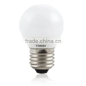 TIWIN E27 3W LED Bulb Light With TUV GS CE ROHS CERTIFICATE LED Warm White 3000k thumbnail-2