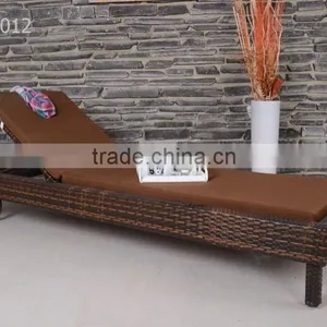 Poly Rattan Sunbed 1.2mm Thickness Aluminium Frame With Power Coated thumbnail-1