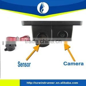 Integrated Car Rear View Camera With Visible Parking Sensor With Waterproof Car Camera thumbnail-1