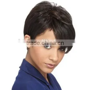 New Short Hairstyle Natural Black Hair Synthetic Wigs Hair thumbnail-1