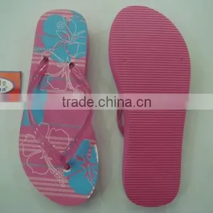 663 LOULUEN Custom Lady Wedge Heel Slippers Flip Flops For Women Wholesale thumbnail-4