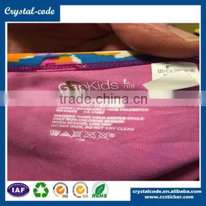 Printed Cloth Woven Heat Press Clothing Label thumbnail-6