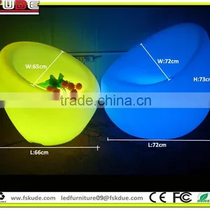 LED RGB Plastic Ice Bucket With Stand thumbnail-4