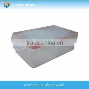 3-compartment Plastic Food Container With Lid thumbnail-1