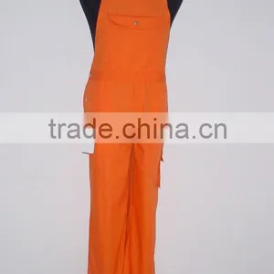 ORANGE COLOR SAFETY BIB PANT thumbnail-1