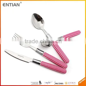 Stainless Steel Flatware Set With Plastic Handle, Wholesale Flatware, Kinds of Flatwares and Uses thumbnail-5