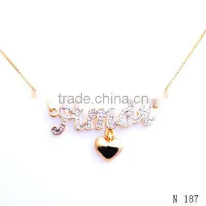 Best Shot Jewelry American TV Series The Walking Dead Fashion Classic Letter Necklace thumbnail-4
