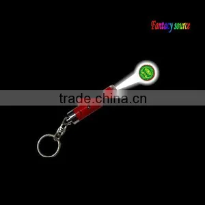Led Keychain Flashlight With Porjector thumbnail-1