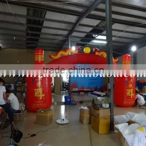 Advertising Event Inflatable Arch With Bottle Decoration thumbnail-1