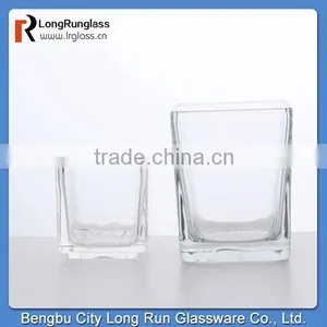 LongRun Wedding Decor 100g Mini Inexpensive Square Glass Candle Holder thumbnail-1