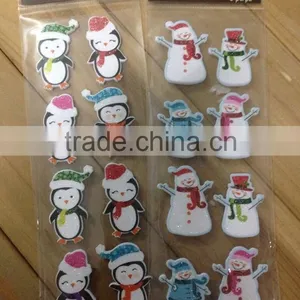 Christmas Snowman Glitter Window Sticker for Promotional Gifts thumbnail-1
