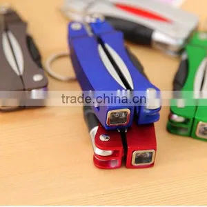 Foldable 3 in 1 Multifunctional Pen With Scissors and LED Flashlight thumbnail-5