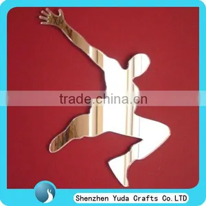 Customize Acrylic Wall Mirror Sticker for Sportman, Plastic Laser Cut Acrylic Mirror thumbnail-1