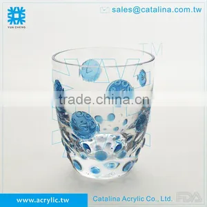 Bubble Fish Pattern Water Tumbler Cup Glass Lotion Dispenser Cotton Toothbrush Soap Holder Acrylic Bathroom Accessory thumbnail-1