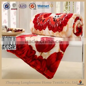 100% Polyester Printed Coral Fleece China Supplier Wholesale Hotel Blanket thumbnail-1