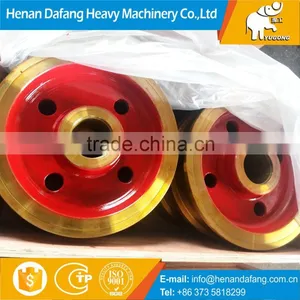 Safe Driving Crane Trolley Wheel, Cast and Forge Steel Driving Crane Wheel thumbnail-1