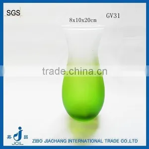 Promotional Small Chinese Round Shape Long Neck Glass Vases Jar thumbnail-1
