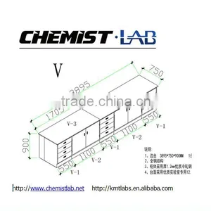 High Quality All Steel Cheap Lab Side Tables With Drawers in Industrial Plant thumbnail-1