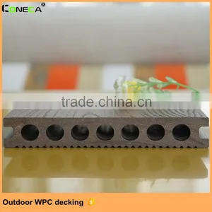 WPC Material Outdoor Decor Floor and Brusched Surface Treatment WPC Composite Decking thumbnail-4