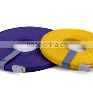 Special Highest Level HDMI Flat Cable With Metal Shell thumbnail-3