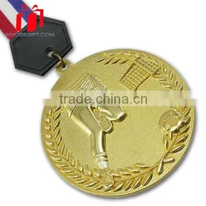 Gold Plated Cheap Custom Metal Medals No Minimum Order thumbnail-1
