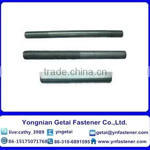 Single Head Bolts/Single End Studs in Bolts, DIN933/931 H.D.G / Galvanized With Black /yellow Zinc Plated/blue White thumbnail-6