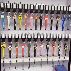 Most Popular Extendable Cartoon Selfie Stick Wired Monopod Selfie Stick for Smart Phones and Digital Cameras thumbnail-2