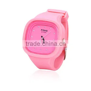 Fangcan Candy Color Inlay Diamond Watch thumbnail-4