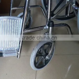 TOPMEDI Steel Portable Medical Foldable Manual Cheap Wheelchairs Price thumbnail-3