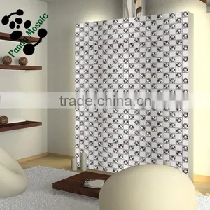 SMG04 Silver Flexible Mosaic Decorative Brick Ceramic Tiles for Living Room Wall thumbnail-3