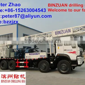 Multifunction!! BZCY600BZY Full Hydraulic Truck Mounted Drilling Rig thumbnail-1