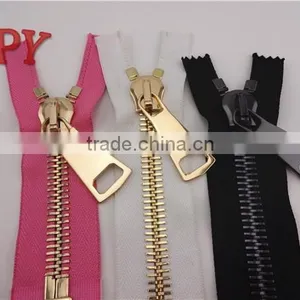 Large Teeth Metal Zipper for Sale thumbnail-4