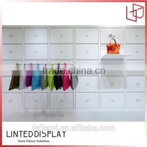 Modern Style Bag Display Cabinet Kiosk for Handbag Store Design thumbnail-5
