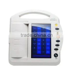 Standard 10 Leads Patient Cable Digital 12 Channel Electrocardiograph ECG Machine EKG-1212A Touch Screen thumbnail-4