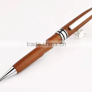 Fashion Twisted Wooden Ball Pen ,metal Ball Pen ,good Quality Gift Pen thumbnail-2