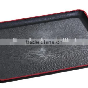 Plastic Rectangular Non-slip Tray thumbnail-1