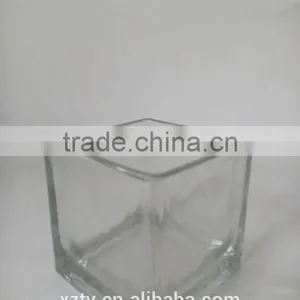 Length 80mm Square Candle Glass Holder thumbnail-3