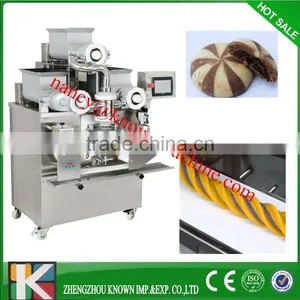 Filled Cookie, 2 Color Cookie Encrusting and Forming Machines for Manouml and Moon Cake Fillings thumbnail-1