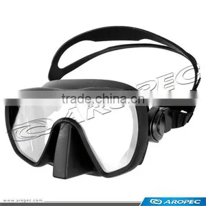 Black 170 Single Lens Frameless Diving Mask thumbnail-1