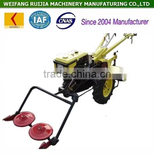 Diesel Radiator / Water-cooled Walking Tractor With Lawn Mower for Sale, Cheap Price Field Mower, Lawn Mower Tractors ! thumbnail-3