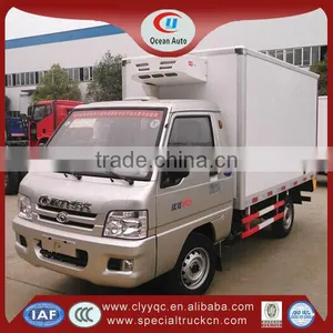 Foton 4X2 Left Hand Drive Mini Refrigerator Freezer Truck thumbnail-1