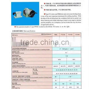 SEMI-UNIVERSAL DIVIDING HEAD thumbnail-1