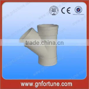 PVC Drainage Pipe Fittings 45 Equal Y thumbnail-1