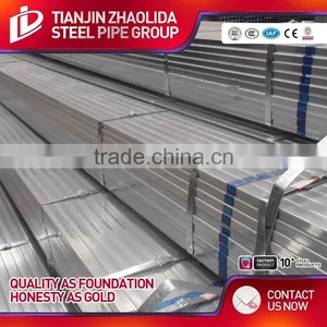 ASTM A53 GR A B ERW Galvanized Square Hollow Steel Pipe for Buliding Material thumbnail-6