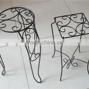 Wrought Iron Flower Shelf Factory thumbnail-1